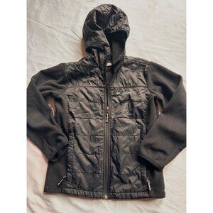 Columbia Boys Winter Jacket - Small (8) - Black- Fleece/Quilted